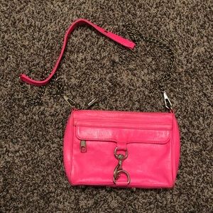 Hot pink Rebecca Minkoff crossbody